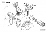 Bosch 3 601 J92 U00 Gsr 10,8 V-Li Batt-Oper Screwdriver 10.8 V / Eu Spare Parts